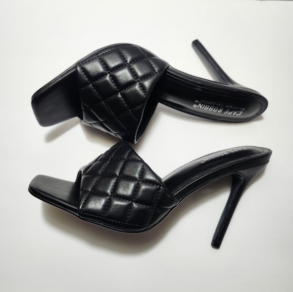 Cape Robbin Black Stiletto Heels - Picture 6 of 11